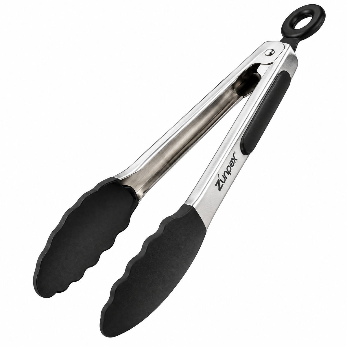 ZUNPEX Stainless Steel Kitchen Tongs