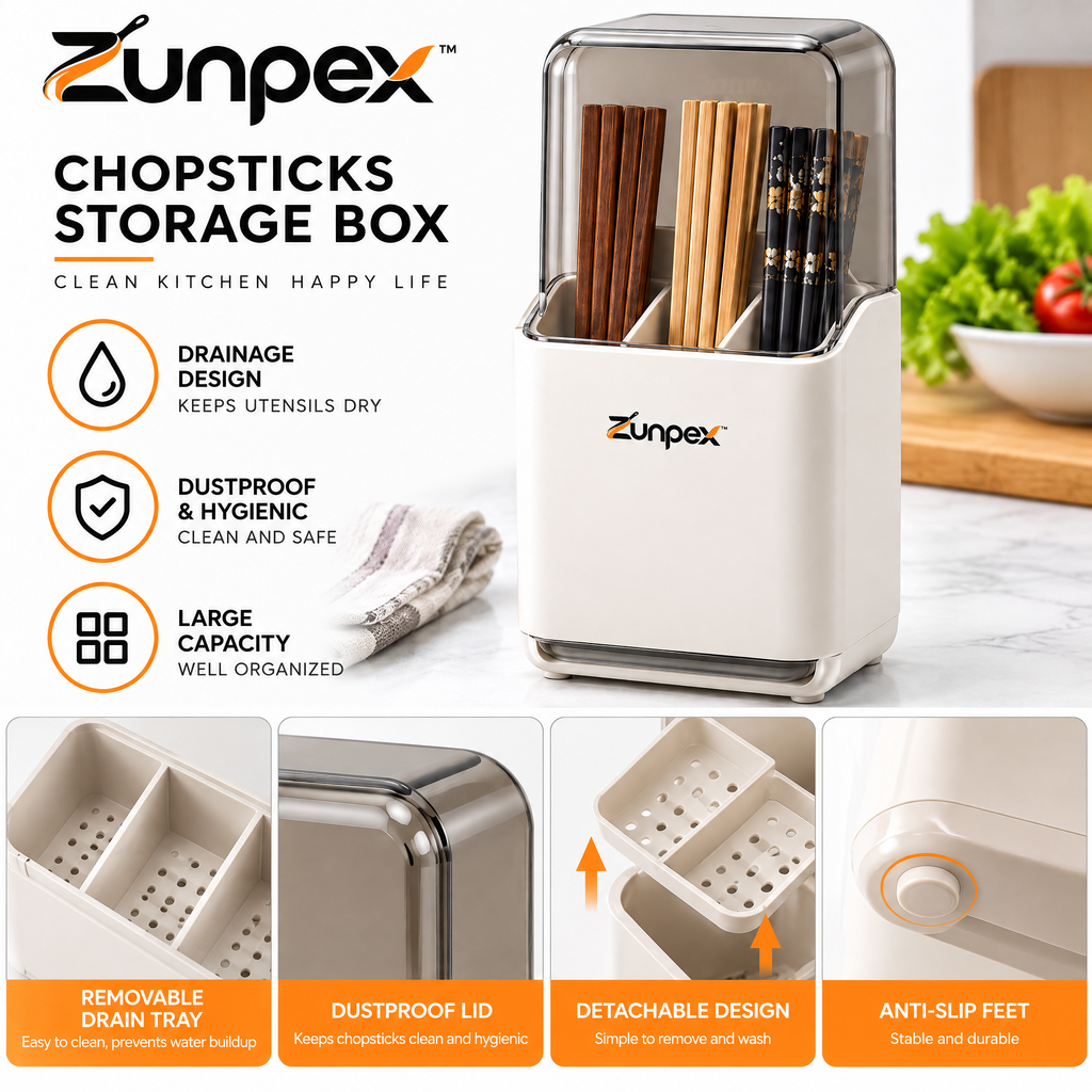 ZUNPEX Countertop Utensil & Chopstick Holder