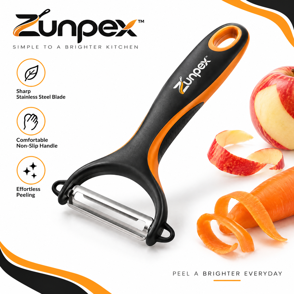 ZUNPEX Ergonomic Vegetable Peeler