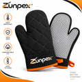 ZUNPEX Heat-Resistant Oven Mitt Set